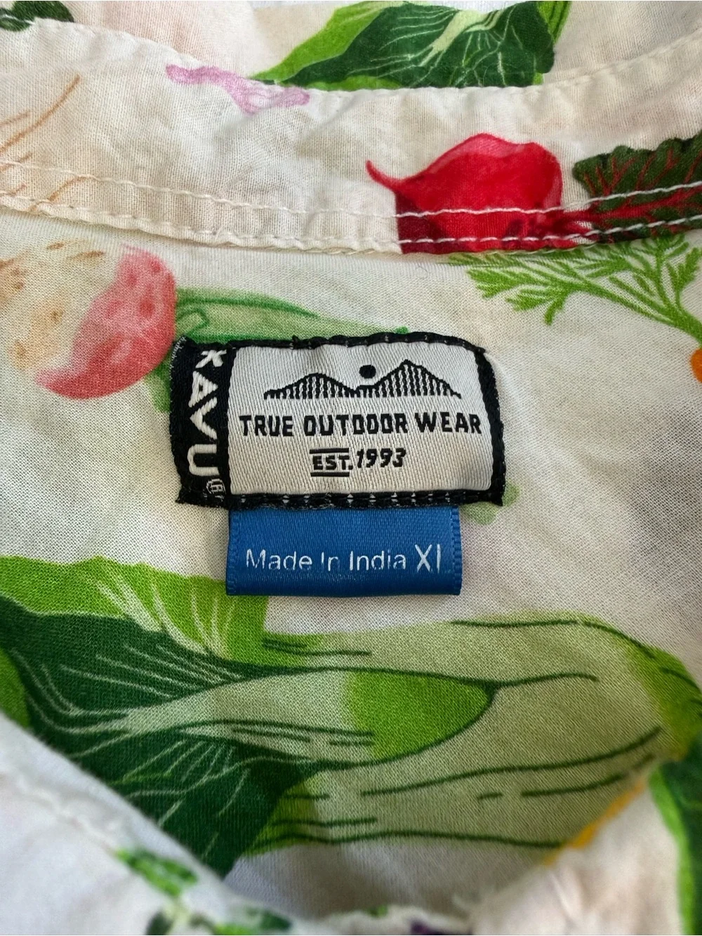 Kavu Girl Party Short Sleeve Shirt Veggie Lover Women’s - Picture 6 of 13